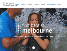 Tablet Screenshot of fbcmel.org